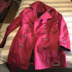 Calvin Klein fuschia Light coat